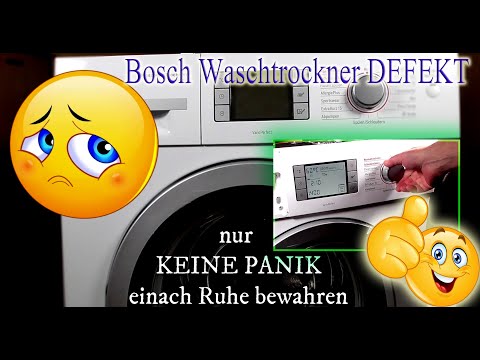 Bosch Waschmaschine defekt nix geht mehr ? nicht verzweifeln DIY selbst reparieren für 2€ vs ET 130€