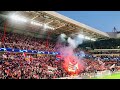 Sfeer tijdens de warming-up & opkomst PSV- SL Benfica : 24/08/2021