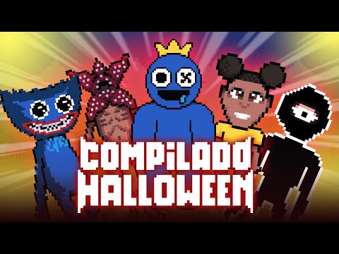 COMPILADO HALLOWEEN | Rainbow Friends, Poppy Playtime e FNAF