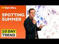 10 Day Trend 03/06/2026 – Showery scenes – Met Office weather forecast UK