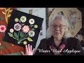 Launching my channel:  Starting with Machine Wool Applique
