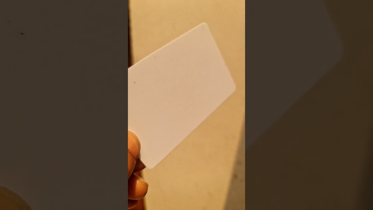 NFC Embedded PVC Card (Matt Finish) NTAG213/216