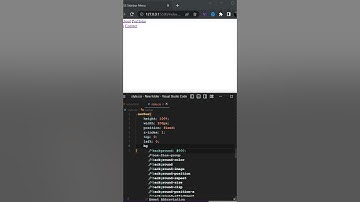 CSS Sidebar Menu #shorts
