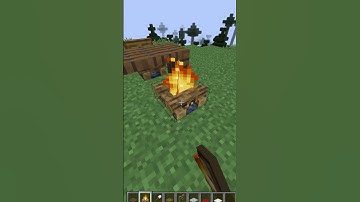 How To Build A Picnic Table In Minecraft #shorts #minecraft