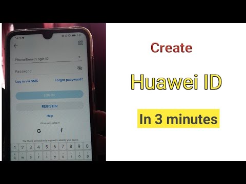 How to make huawei ID | huawei account