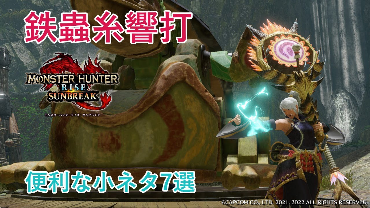 【サンブレイク】狩猟笛鉄蟲糸響打の知って得する小ネタ7選【モンハンライズ】