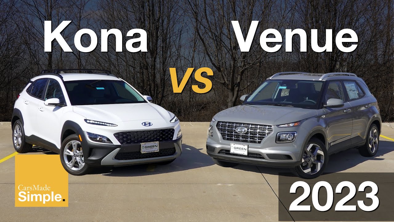 2023 Hyundai Kona SEL vs Venue SEL