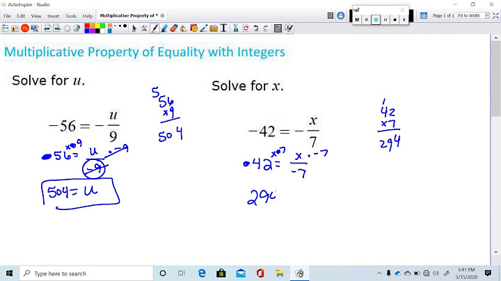 Multiplicative property of equality with integers calculator