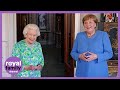 The Queen Meets German Chancellor Angela Merkel at Windsor Castle