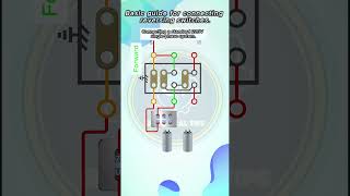 Basic guide for connecting reversing switches #electrician #electrical #motor