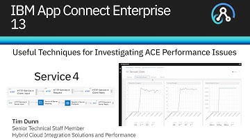 Useful Techniques for investigating IBM App Connect Enterprise performance issues - Service 4