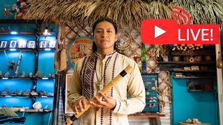 Live Andean Music from an Art Room.