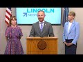 Mayor's News Conference: City of Lincoln Announces Page to Stage Project