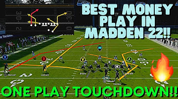 *NEW META* BEST MONEY PLAY IN MADDEN 22!! ONE PLAY TOUCHDOWN BEST SETUPS & ELITE OFFENSE IN MADDEN