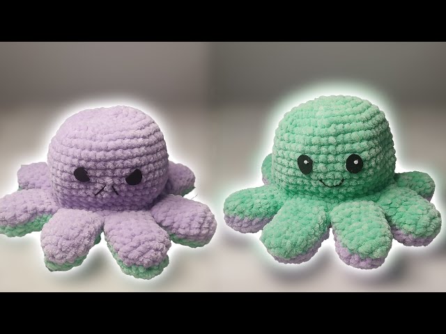 Pofuduk Ahtapot 1 | Amigurumi Ahtapot Yapımı | Crochet Octopus | Çift  Taraflı Ahtapot - YouTube