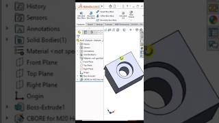 How to Use Hole Wizard in SolidWorks | Quick Tutorial #hole #features #solidworks #tutorial #cad