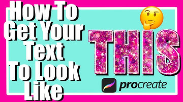 Procreate Glitter Text Effect | Two Ways | Plus Bonus Tip! | PROCREATE