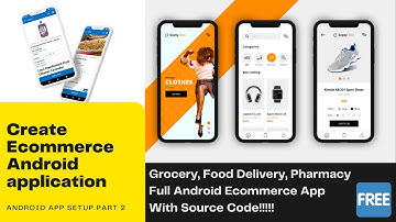 how to make own shopping app | ekart e commerce user app setup in hindi - part 2