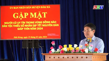 Đăk Hà thăm tặng quà cho người có uy tín trong vùng dân tộc thiểu số