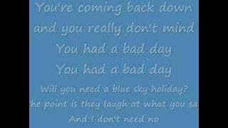 Alvin and the chipmunks - bad day (lyrics)