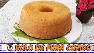 Bolo de Fubá Cozido - C K N J