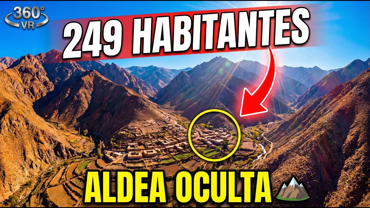 🏔️Aldea OCULTA con 249 habitantes | Quebrada Paihuano Chile 360° | Hidden Village 🇨🇱 Скрытая деревня