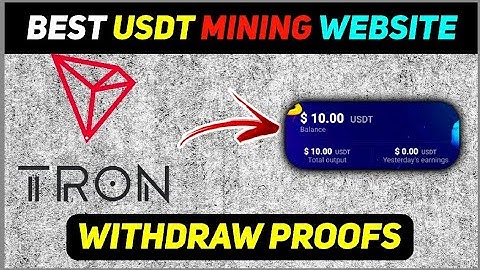 Best TRX/USDT Mining Site | USDT Mining Site | How to Mine FREE TRX/USDT on Mobile | Trx Mining Site
