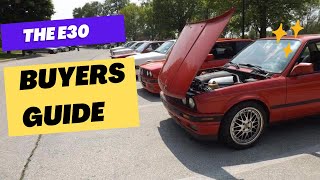 Before you buy your first e30, watch this!