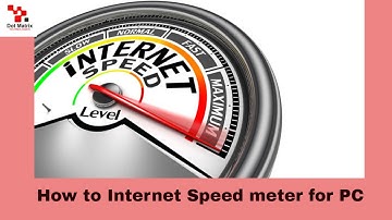 internet speed meter for pc | Internet Speed Meter/Monitor for Windows 7/8/8.1/10 FREE