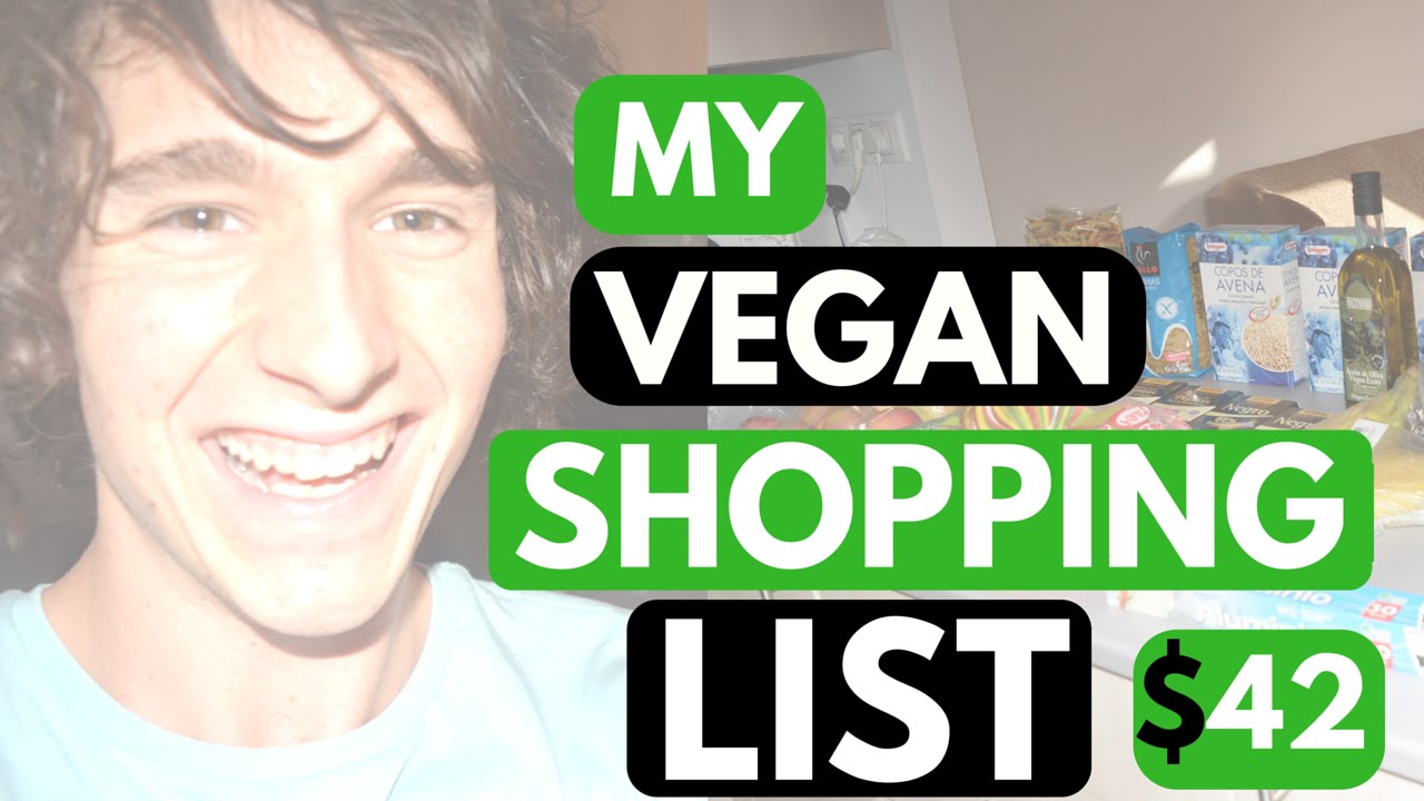 My Healthy Vegan Shopping List ($42)