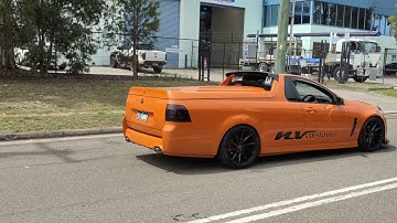 VF SV6 UTE custom exhaust and tune