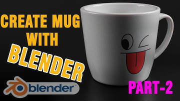 BLENDER, how to create beautiful mug and render it with cycles part two