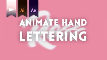 HOW TO ANIMATE YOUR HAND LETTERING FOR BEGINNERS! AFTER EFFECTS TUTORIAL By - Ross Mason -  2017