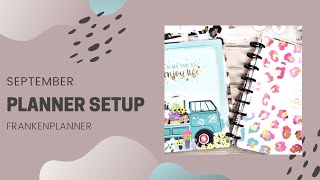 SEPTEMBER 2023 PLANNER SETUP | FRANKENPLANNER | HAPPY PLANNER