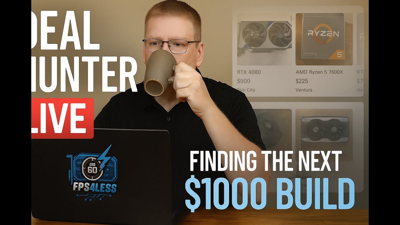 rewrite this title Searching for the Next Gaming PC Build — Live Deal Hunt & Coffee rewrite this title Searching for the Next Gaming PC Build — Live Deal Hunt & Coffee