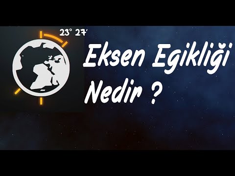 Eksen Eğikliği Nedir ve Mevsimler nasıl oluşur ?