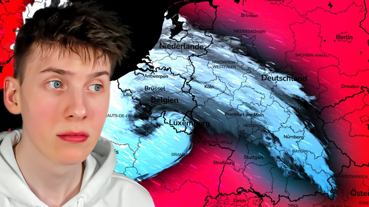 Diese Schneefront wird es in sich haben... 🔴❄️