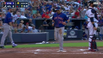 NYM@ATL: De Aza lines an RBI double to center field