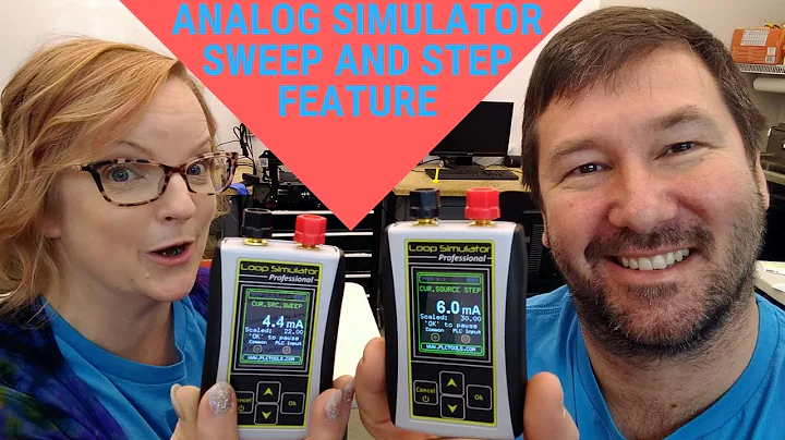 Analog Simulator 4-20mA and 0-10VDC Sweep and Step Feature