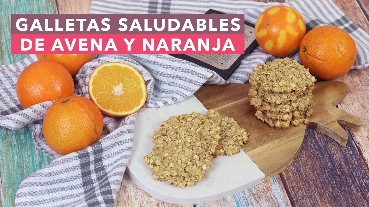 GALLETAS CASERAS PARA REDUCIR EL COLESTEROL | Receta de galletas de avena caseras saludables
