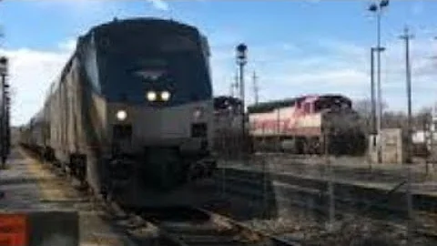 Amtrak P42DC #77 gives a good hornshow