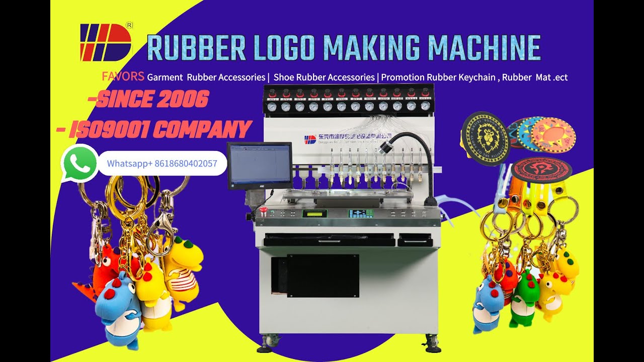 Do You Know Soft PVC Machine ? Automatic Rubber Label Making Machine to ...