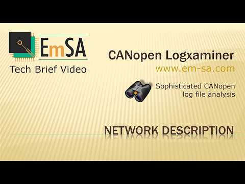 CANopen Logxaminer: Network Description