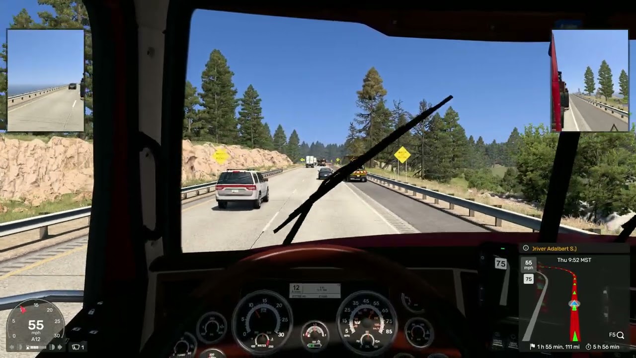 American Truck Simulator #62 Flagstaff-Kingman Log Stacker (No music, chill driving)
