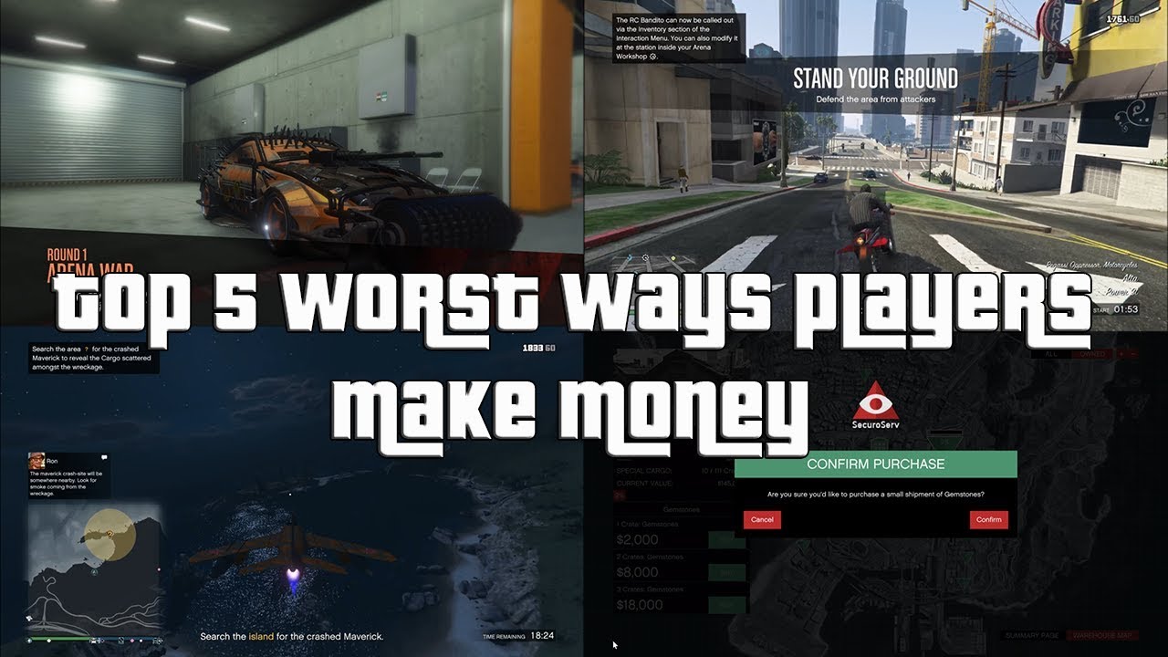 worst ways to make money gta online