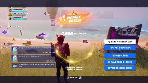 Fortnite zero build 1v4 clutch