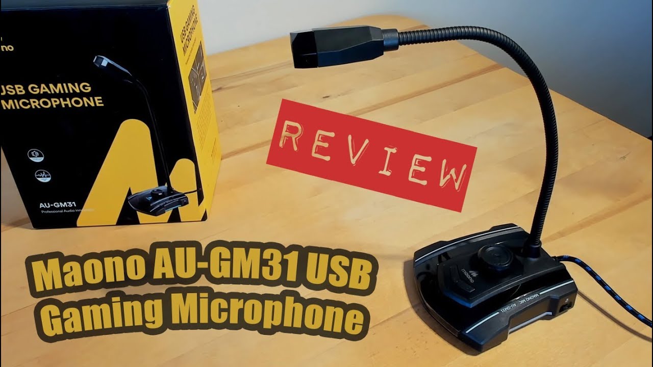 Maono GM31 Gaming Microphone (AU-GM31) review [including mic test ...