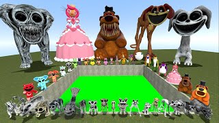 DESTROY NEW Digital Circus Zoonomaly Smiling Critter Poppy Playtime FNAF in TOXIC HOLE GMod