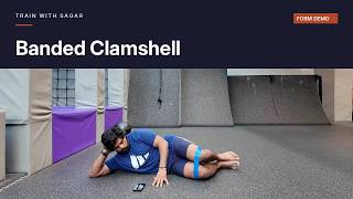 Banded Clamshell | Correct Form Demo (No Talking)
