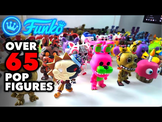 65+ FIVE NIGHTS AT FREDDYS FUNKO POP FIGURE COLLECTION! - 2023